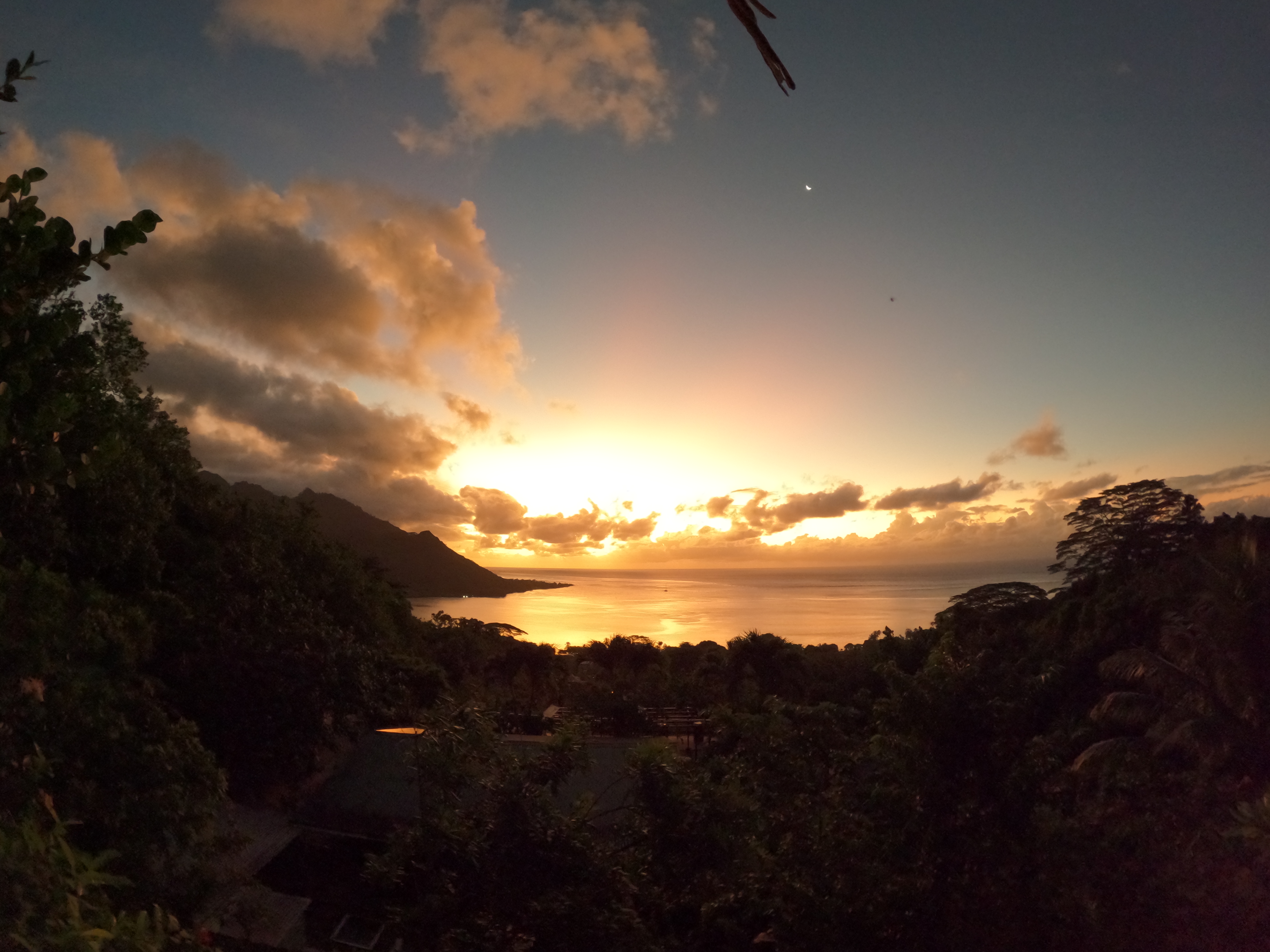 2022 Tahiti Taravao HXP - Day 3 (Devotional, Moorea Jeep Safari, Magic Mountain Overlook, Jam Tasting, Belvedere Lookout, Marae-o-Mahine, Touching Sacred Eels, Fresh Pineapple & Coconut, Making Headbands, Beach Games, Tahitian Dance & Fire Show)